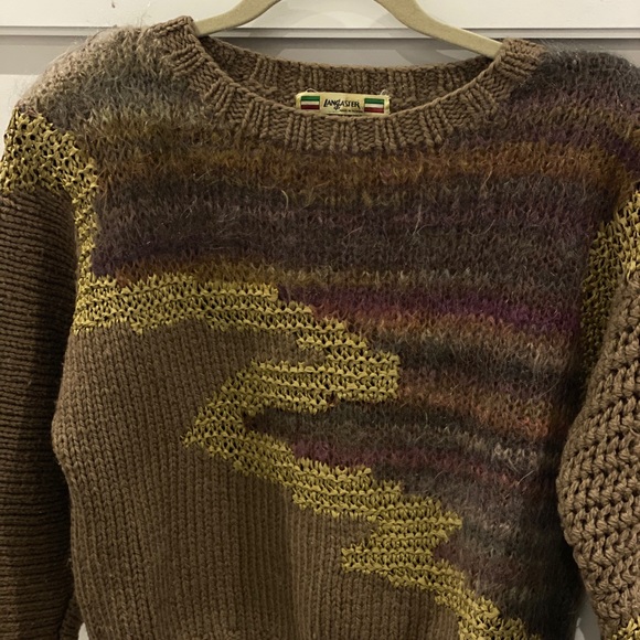 Vintage Sweater with Shoulder Pads - Picture 2 of 3